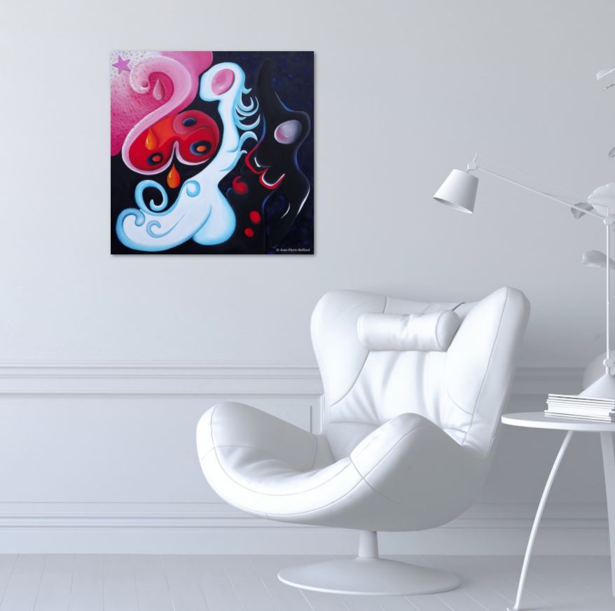 jeanpierrebeillard letoileapleurerose peinture abstrait theartcycle photo_situation.jpg The Art Cycle