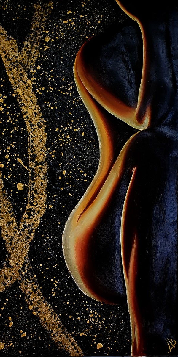 Muse Pause, Bas relief, de Jean-Pierre Beillard The Art Cycle