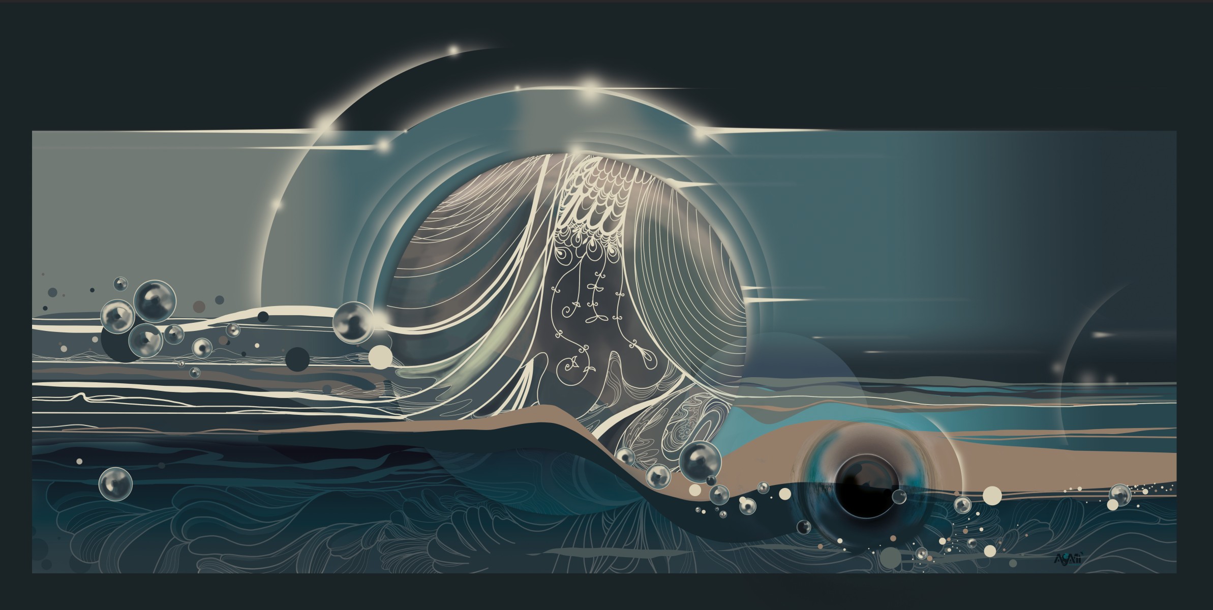 Un air de Séléné, de Asamijess The Art Cycle