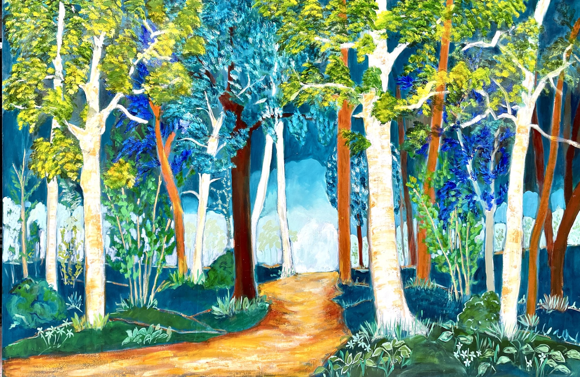 Jour bleu, de Julie d'Aragon The Art Cycle