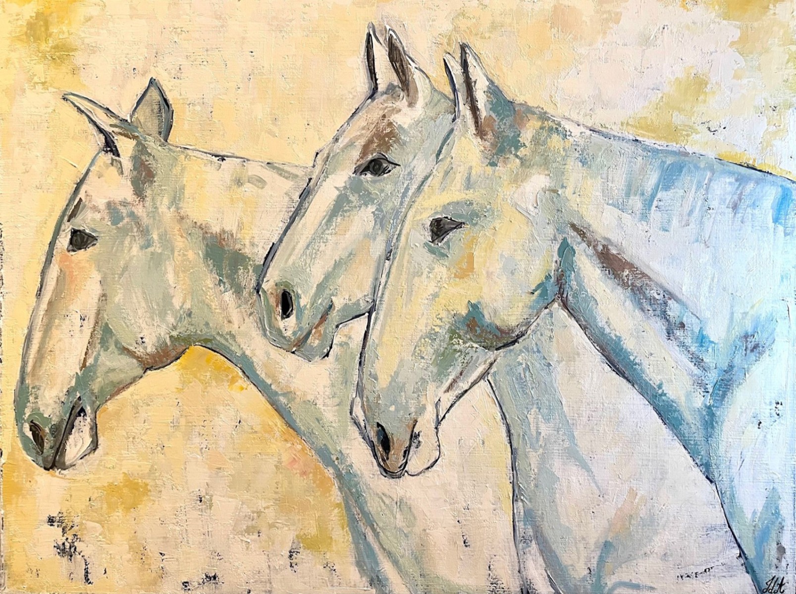 Les 3 amis, de Julie d'Aragon The Art Cycle