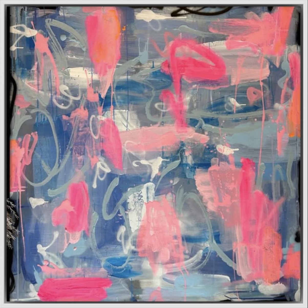 Paris Fluo Rose et gris, de Laurentine Burelle The Art Cycle