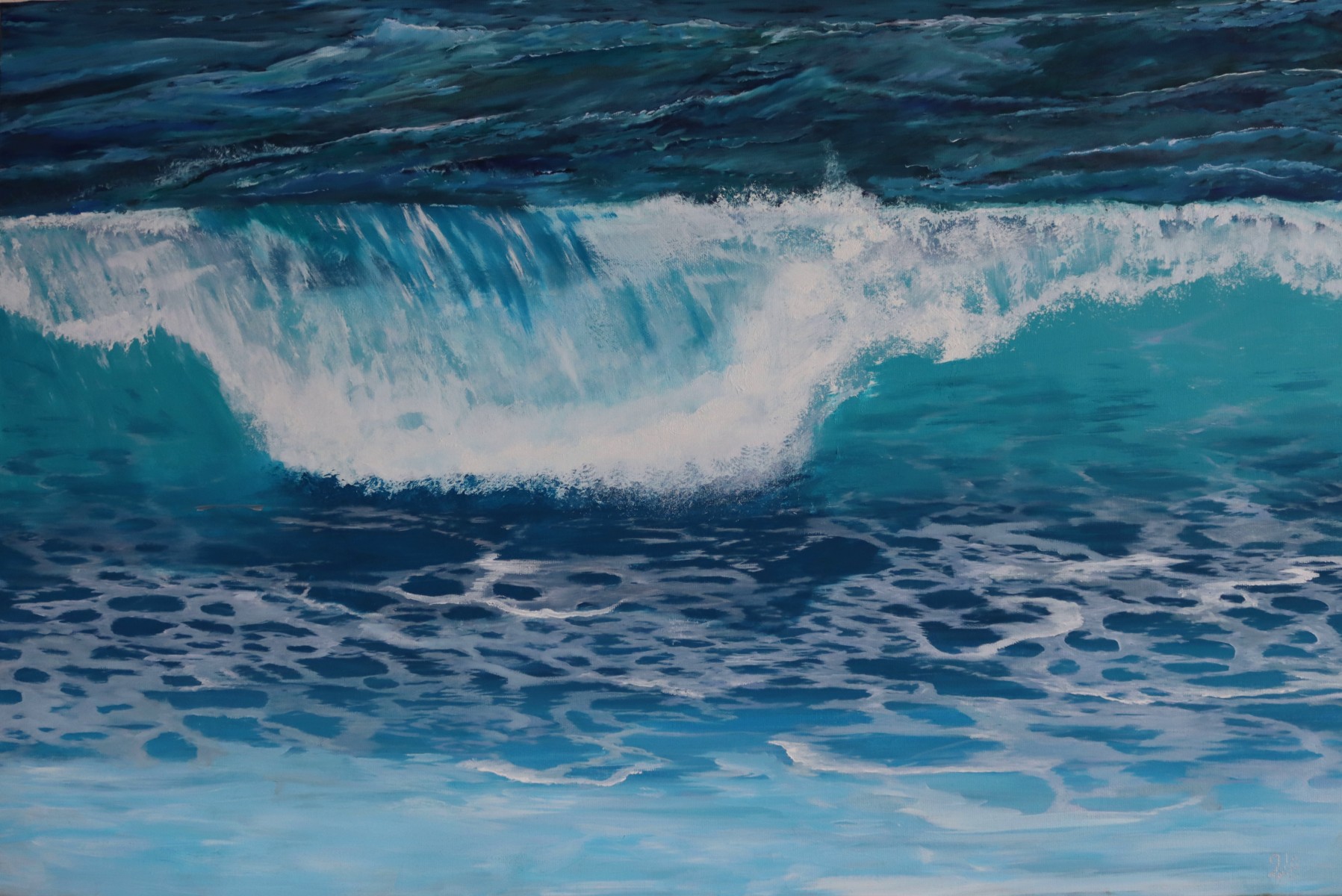 Flot bleue, de Laurent LB The Art Cycle