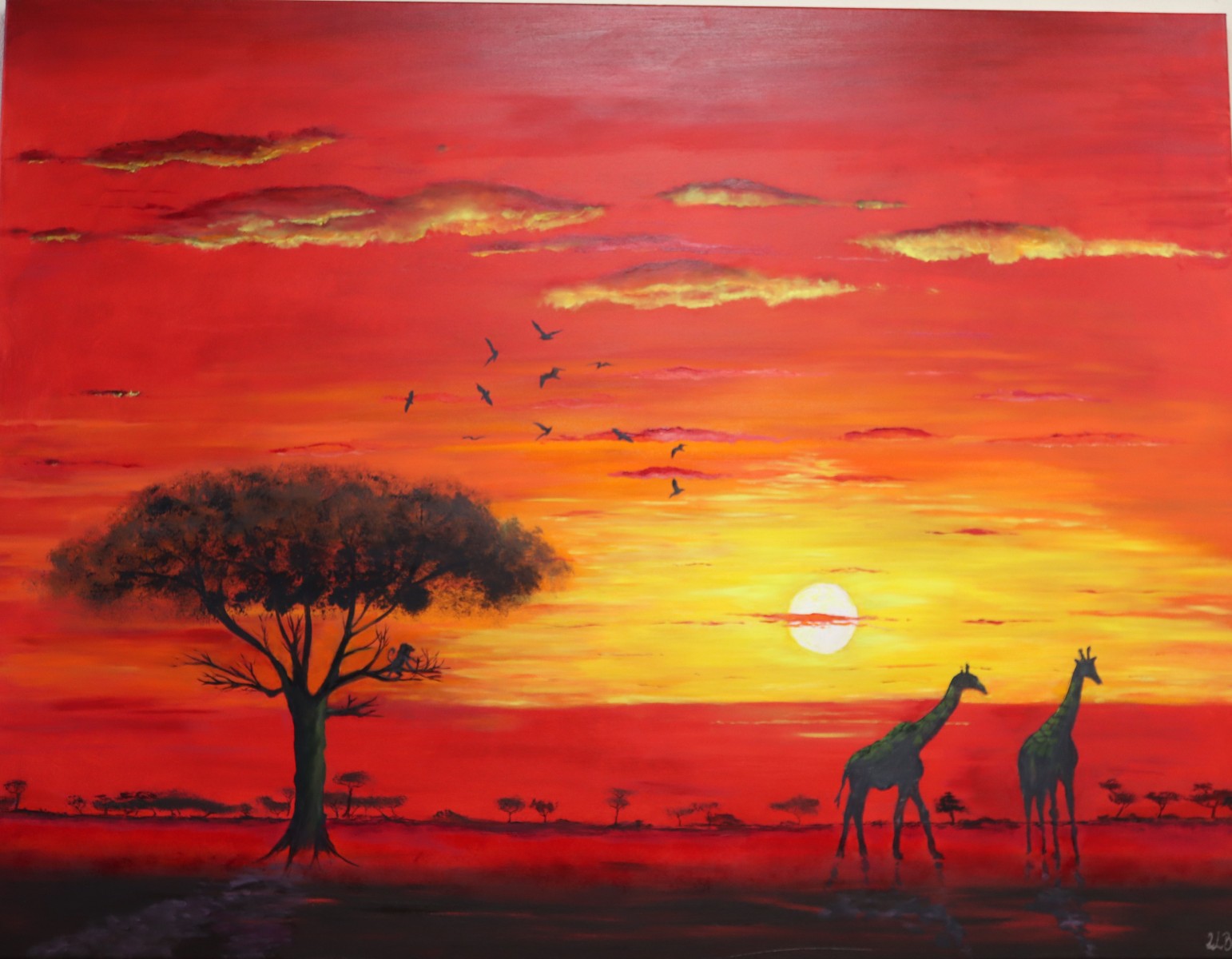 Sunset africa, de Laurent LB The Art Cycle