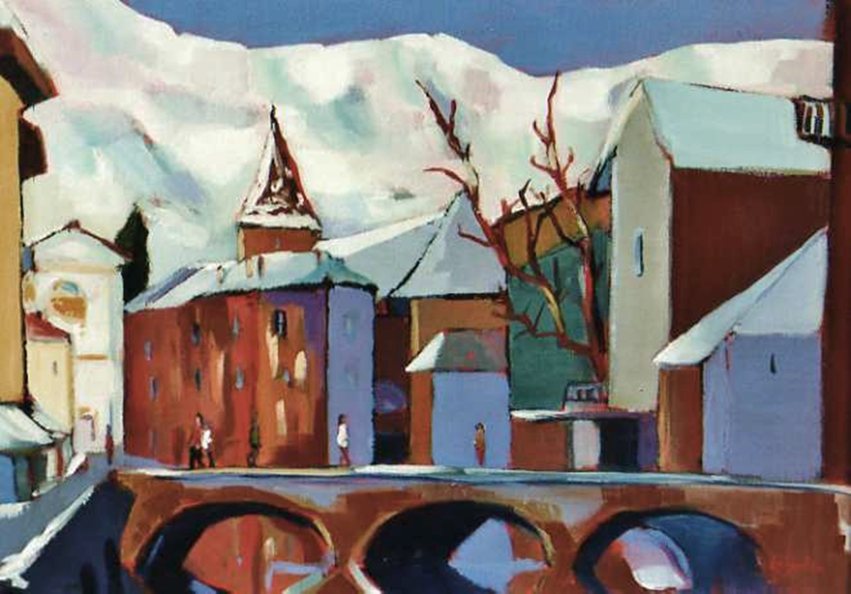 Annecy en hiver, de Le Junter The Art Cycle