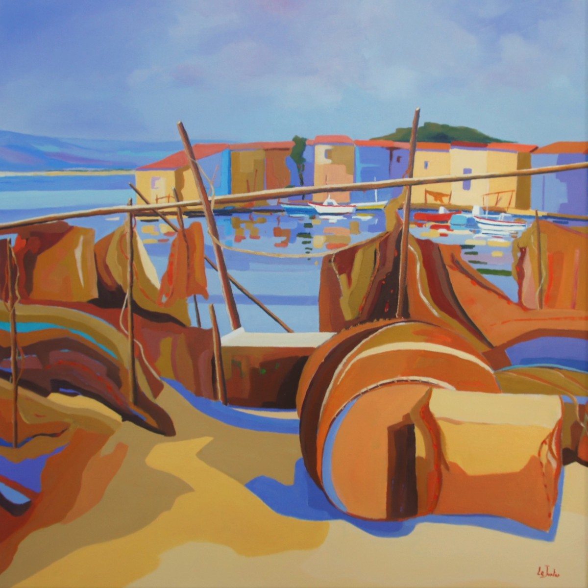 Capéchades à la Pointe Courte, de Le Junter The Art Cycle