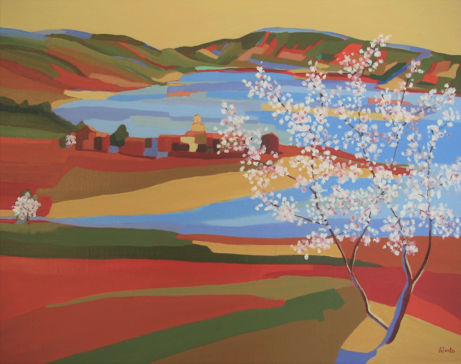 Le lac du Salagou, de Le Junter The Art Cycle