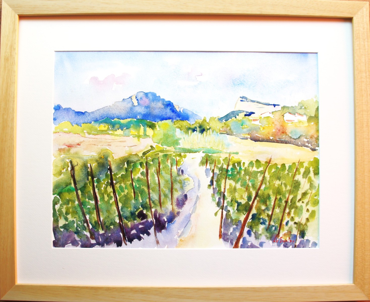 Le Pic Saint-Loup et l'Hortus, de Le Junter The Art Cycle