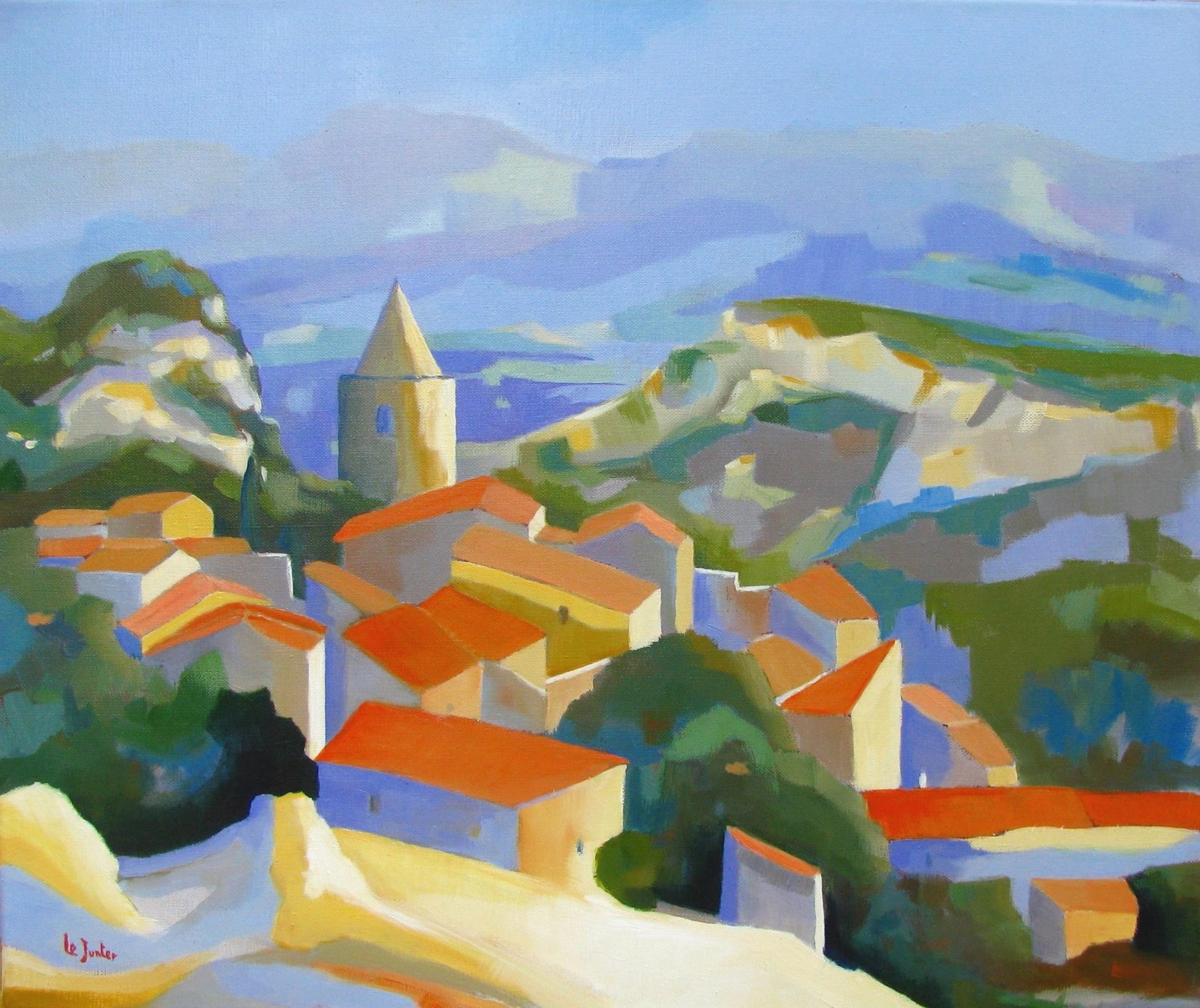Les Baux de Provence, de Le Junter The Art Cycle