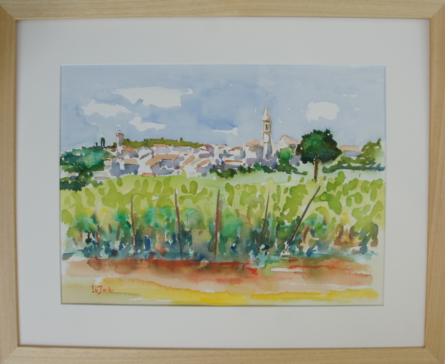 Le village de Maraussan, de Le Junter The Art Cycle