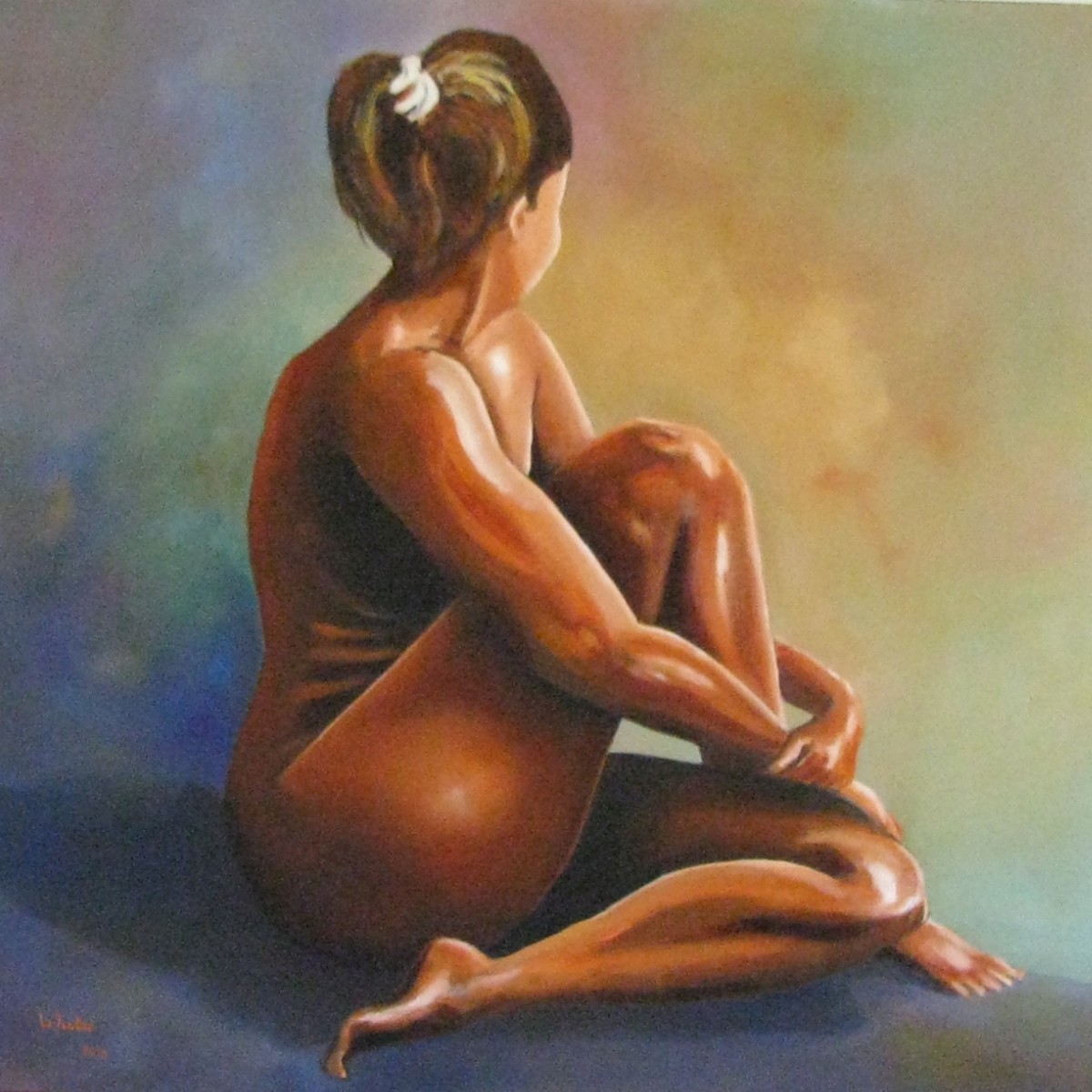 Nu assis, de Le Junter The Art Cycle