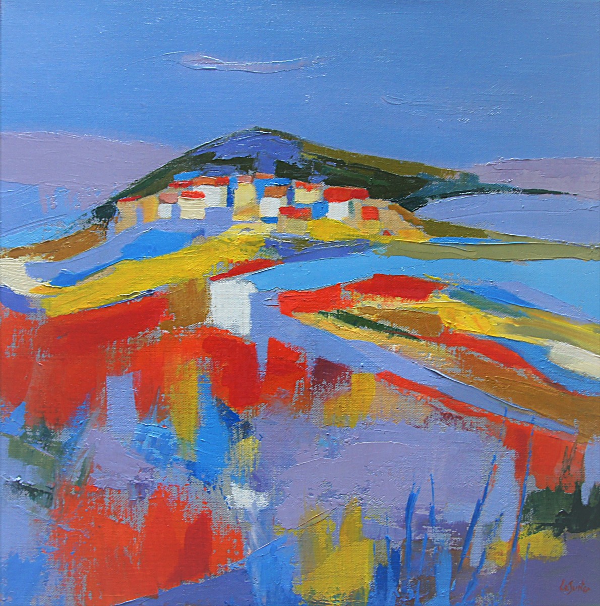 Village provencal, de Le Junter The Art Cycle