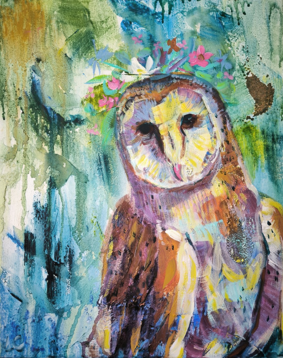 Chouette, de Linda Clerget The Art Cycle