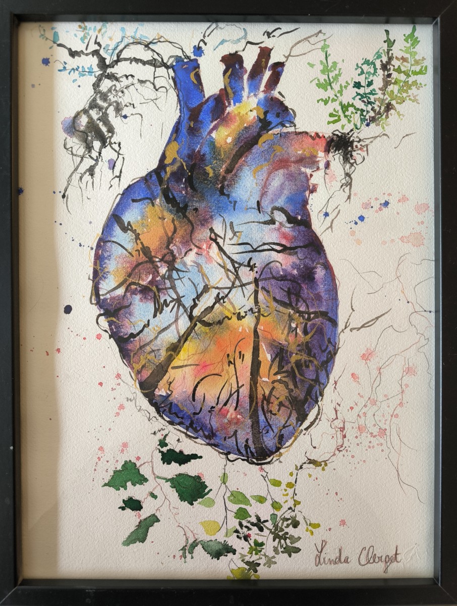 Coeur 1, de Linda Clerget The Art Cycle