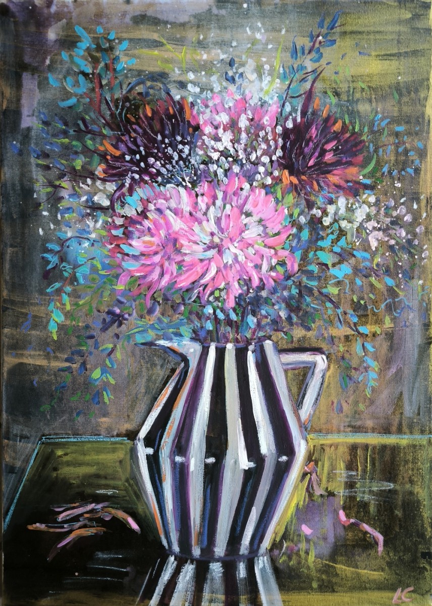 Le souffle des fleurs, de Linda Clerget The Art Cycle
