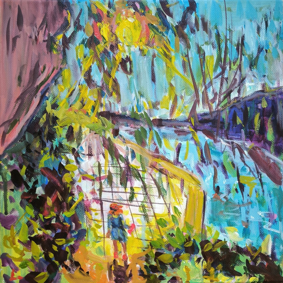Mathilde au bord de l'eau, de Linda Clerget The Art Cycle