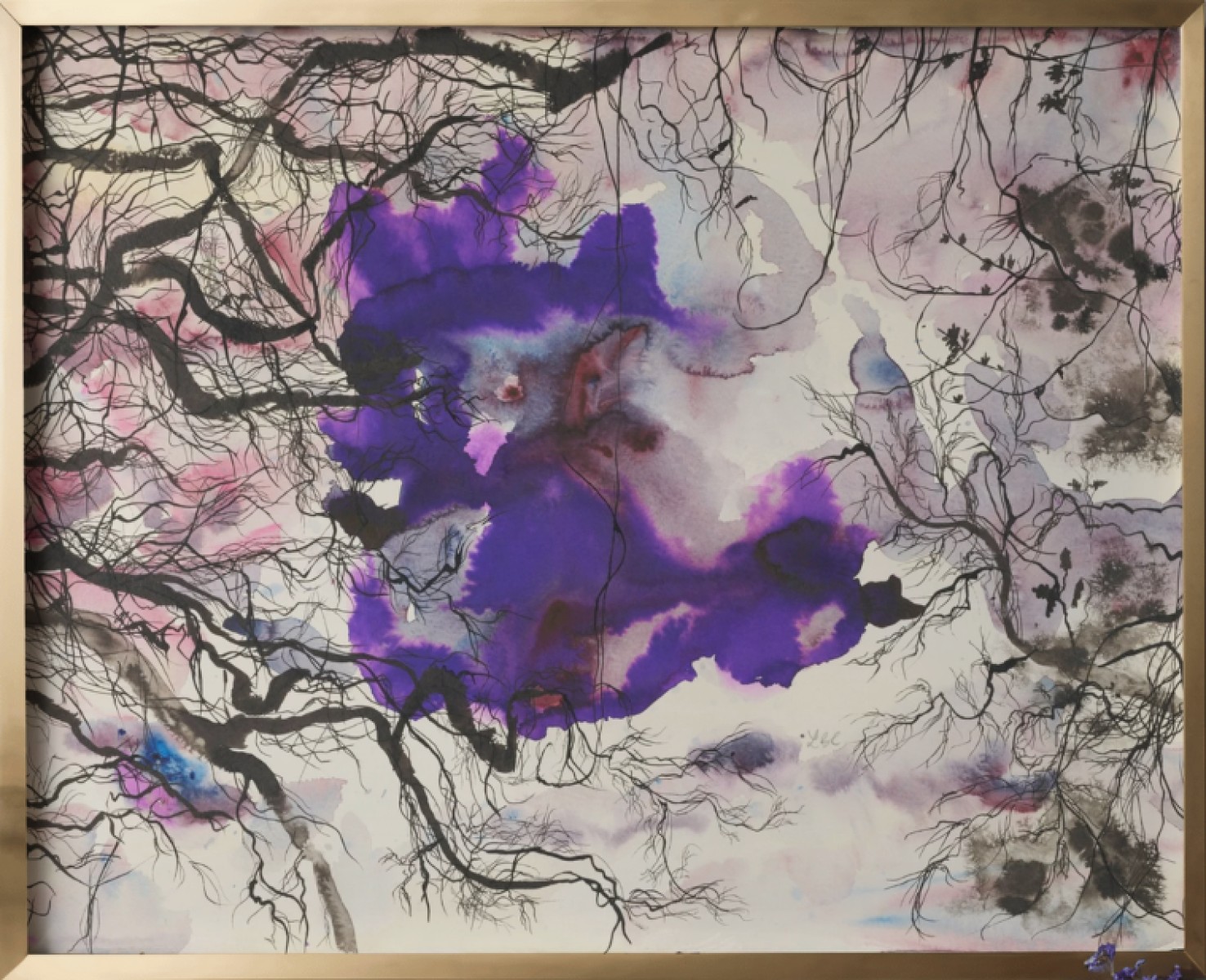 Nuage Violet, de Linda Clerget The Art Cycle