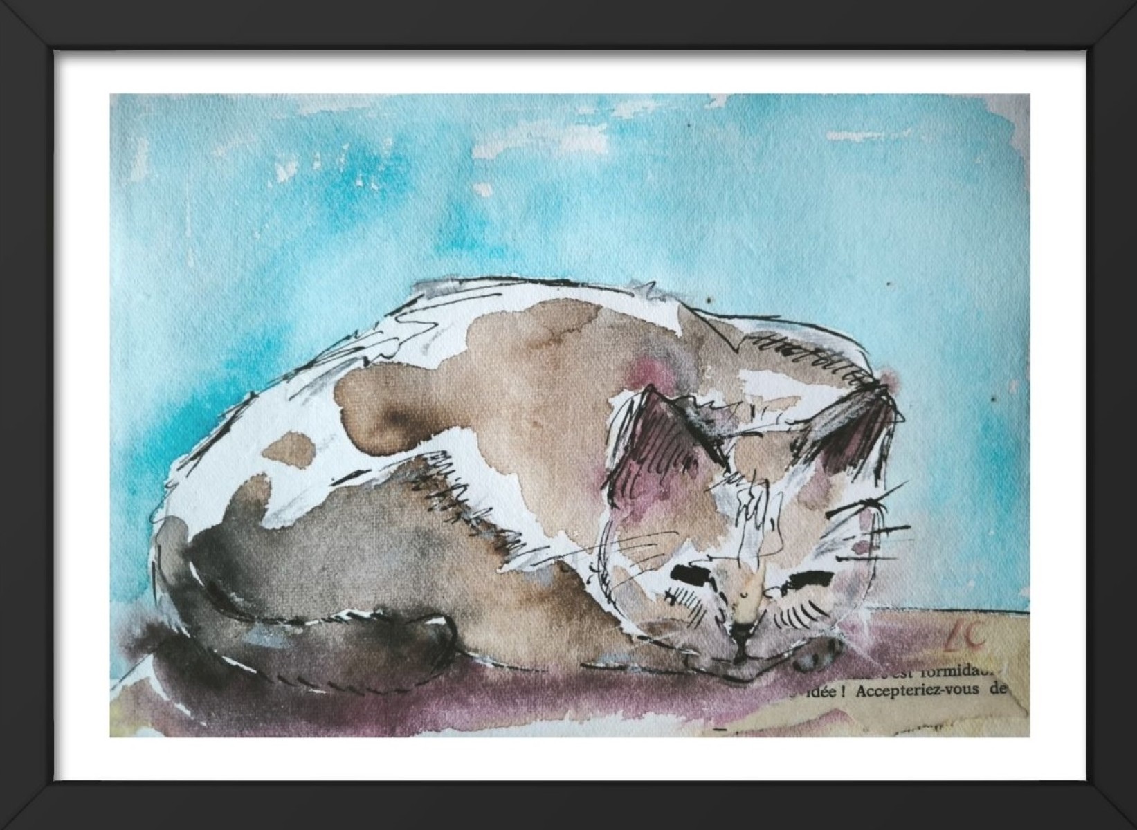 Paresse féline, de Linda Clerget The Art Cycle