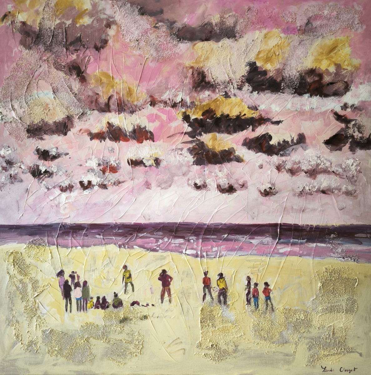 Pink Beach, de Linda Clerget The Art Cycle