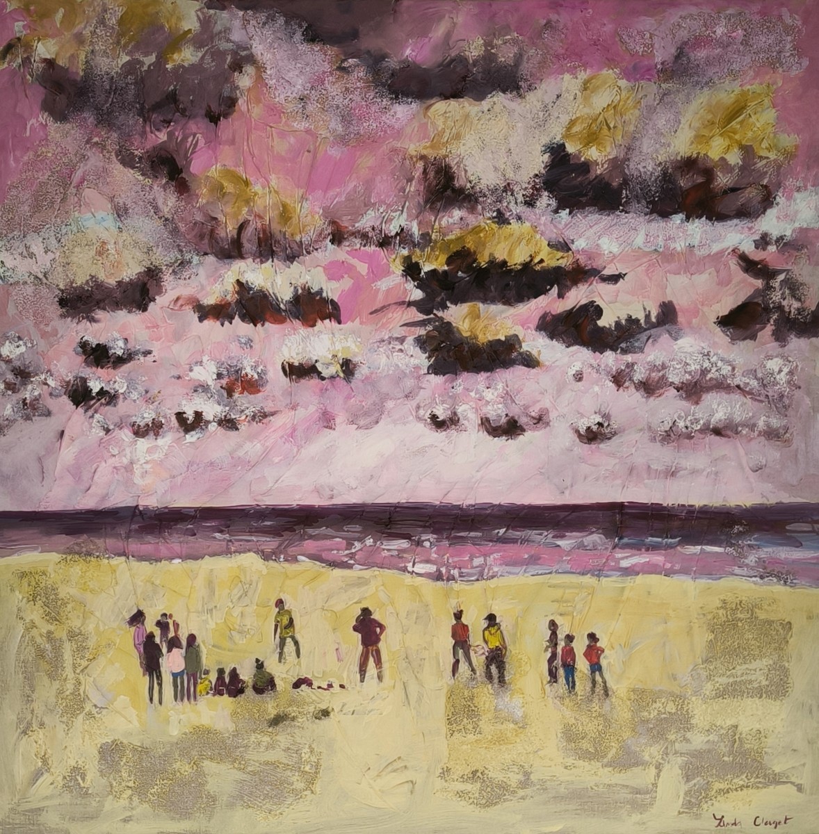 Plage Rose, de Linda Clerget The Art Cycle