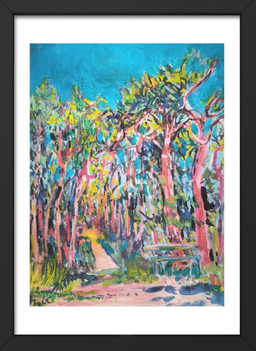 Recharge en forêt de Fontainebleau, de Linda Clerget The Art Cycle