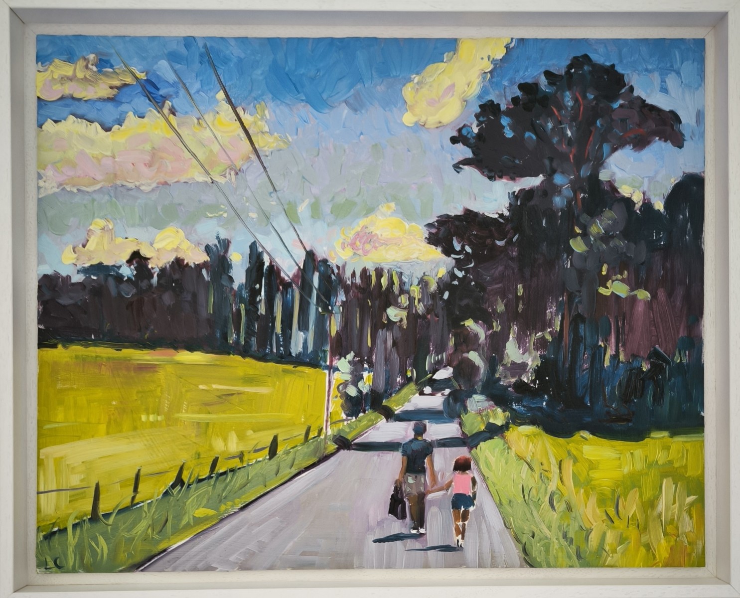 Soleil sur la campagne, de Linda Clerget The Art Cycle