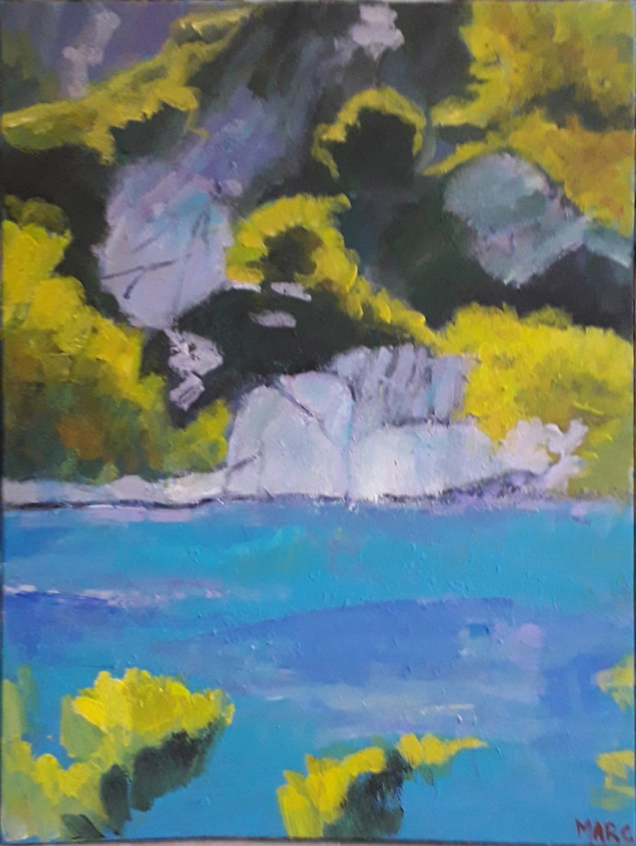 Calanques 2, de Marc de Moulins The Art Cycle