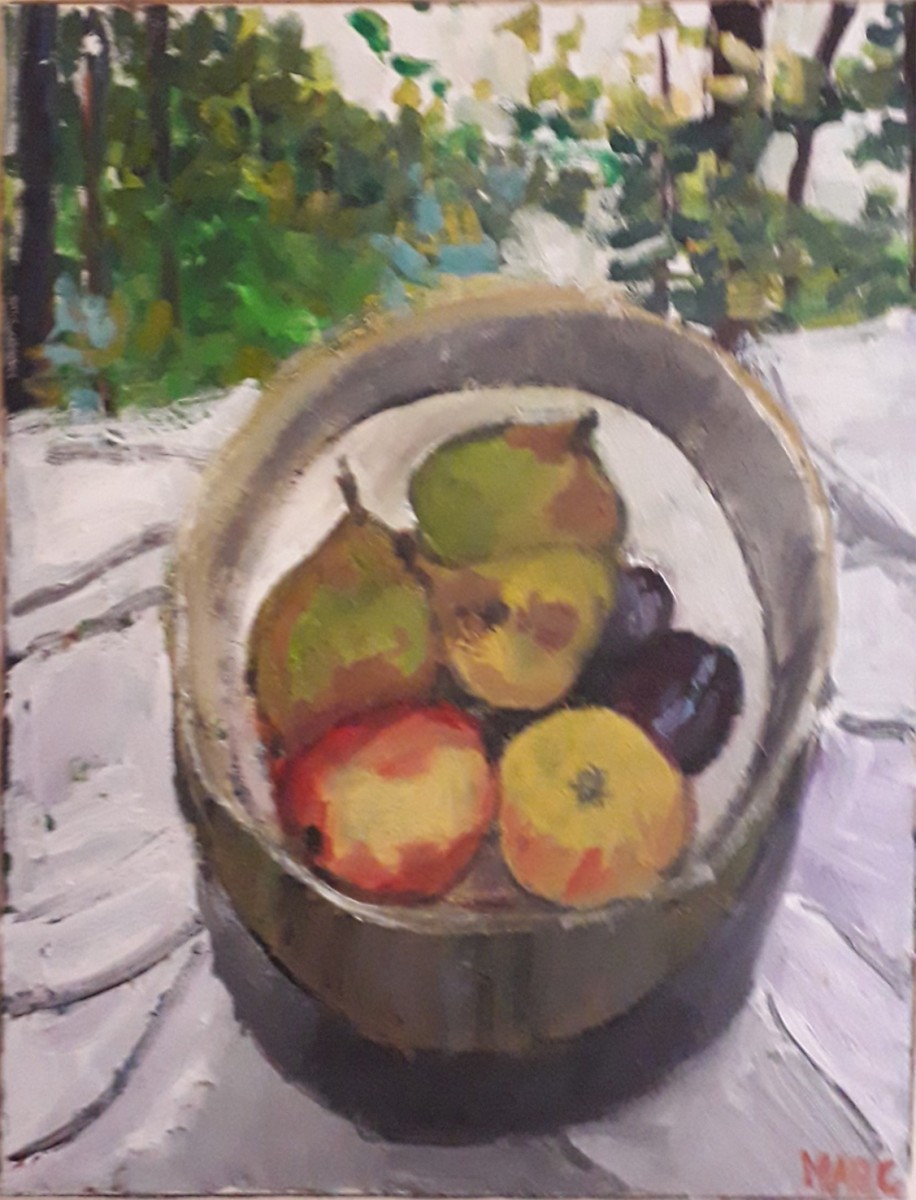 Compotier aux poires, de Marc de Moulins The Art Cycle