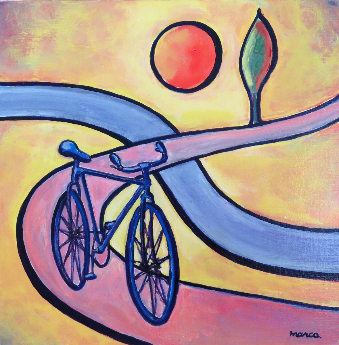 marco bicyclettesurfondjaune theartcycle photo_principale 544437409.jpeg The Art Cycle