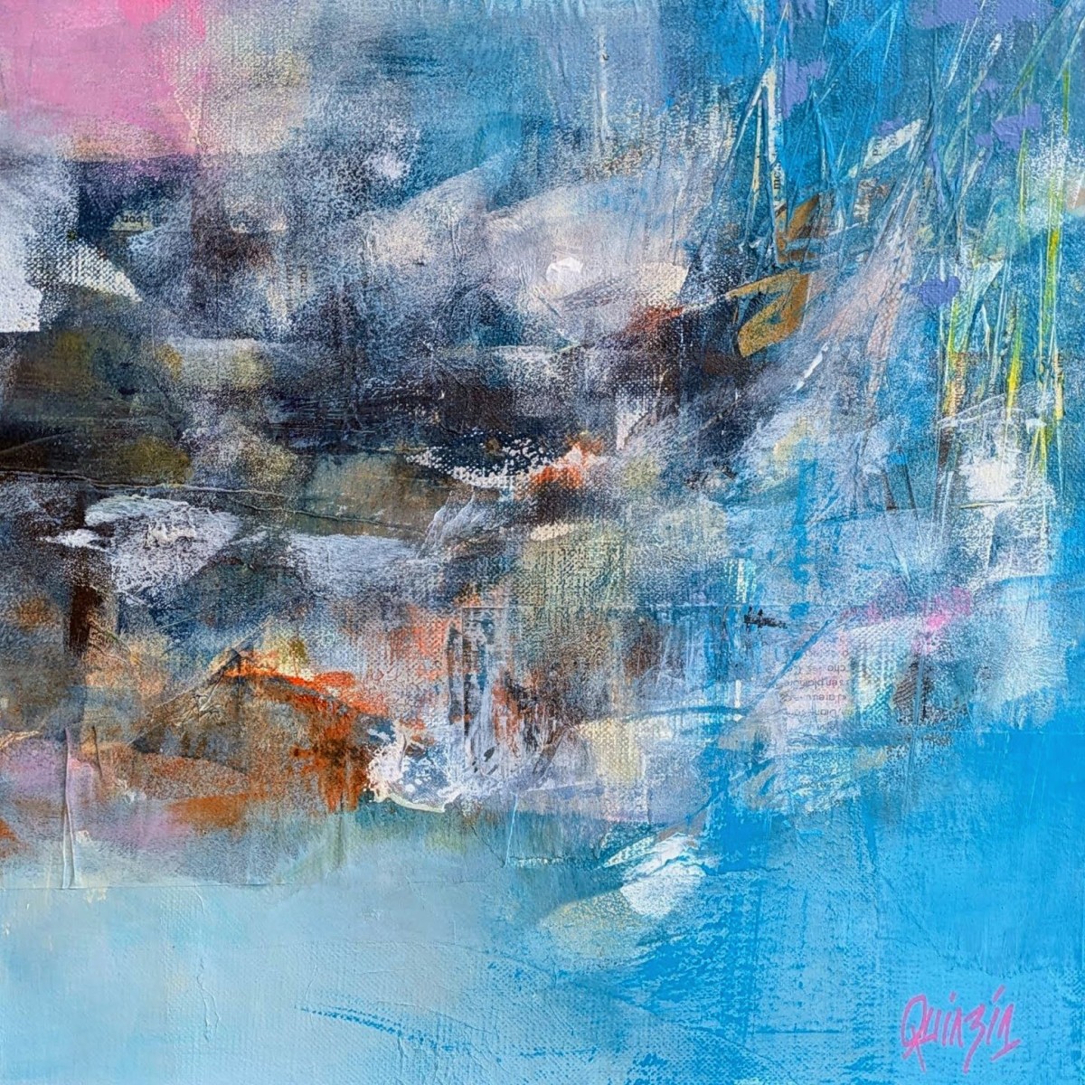 Le murmure de la cascade, de Marianne Quinzin The Art Cycle