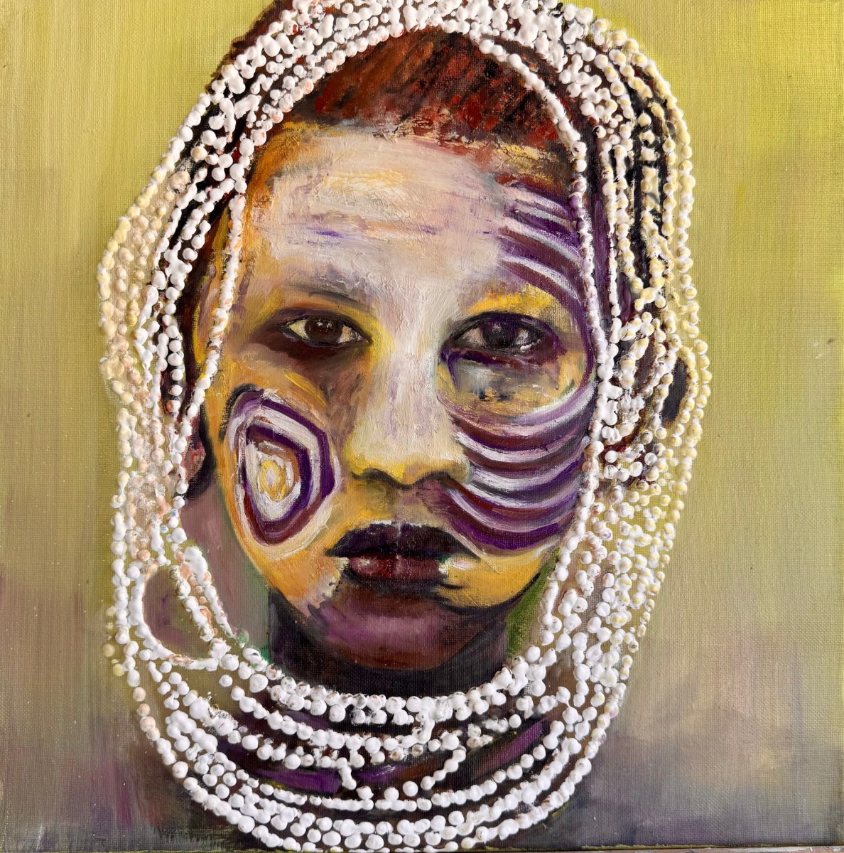 La femme au collier de perles, de Marie-Laure Hamard The Art Cycle
