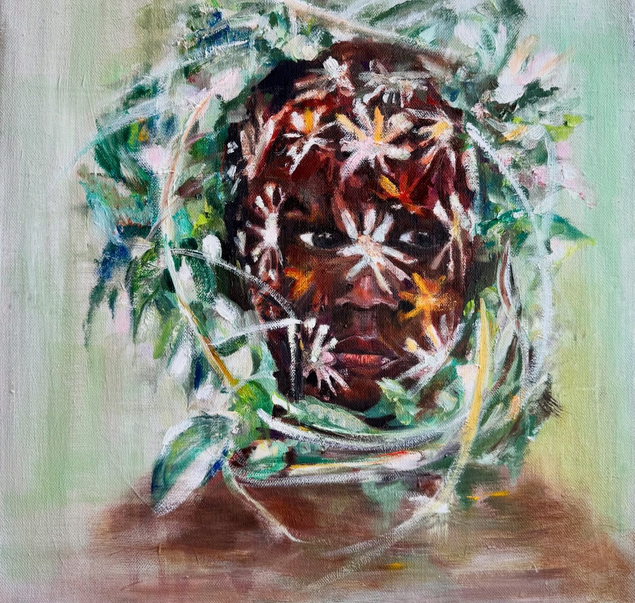 L'enfant à la couronne de feuillages, de Marie-Laure Hamard The Art Cycle