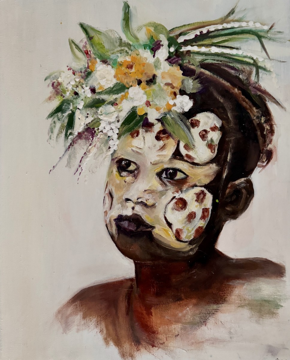Un enfant des peuples de la rivière 2, de Marie-Laure Hamard The Art Cycle