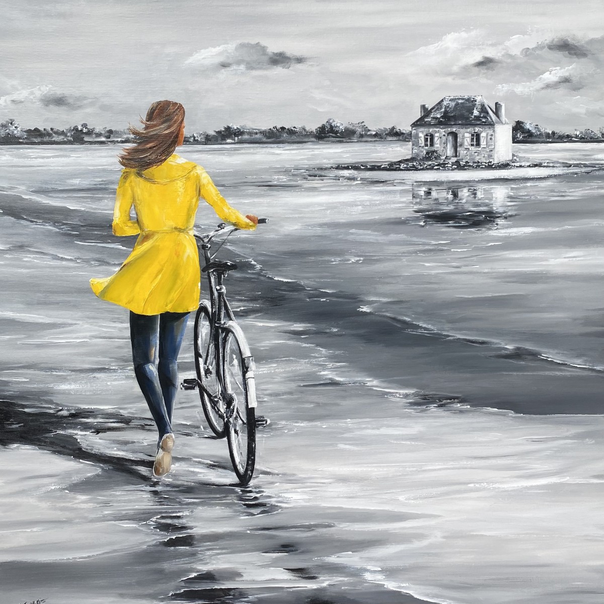 " Une promenade à Saint-Cado ", de Marie-Laure Souq The Art Cycle