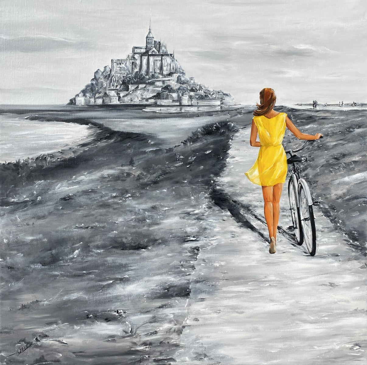 " Un été au Mont Saint-Michel ", de Marie-Laure Souq The Art Cycle