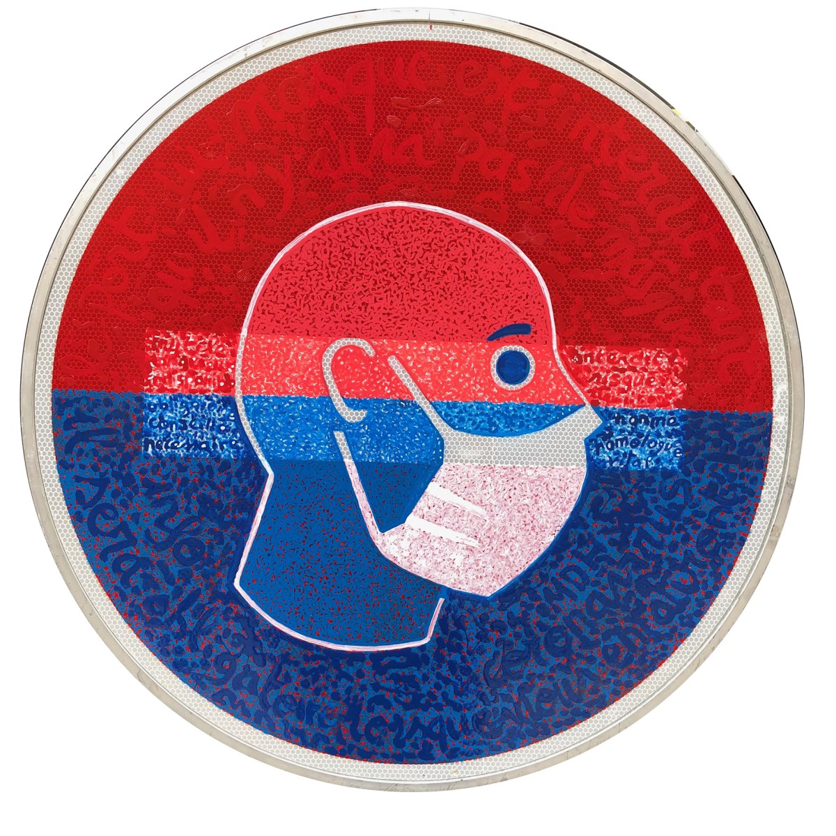 Bas les masques, de Marina DH The Art Cycle