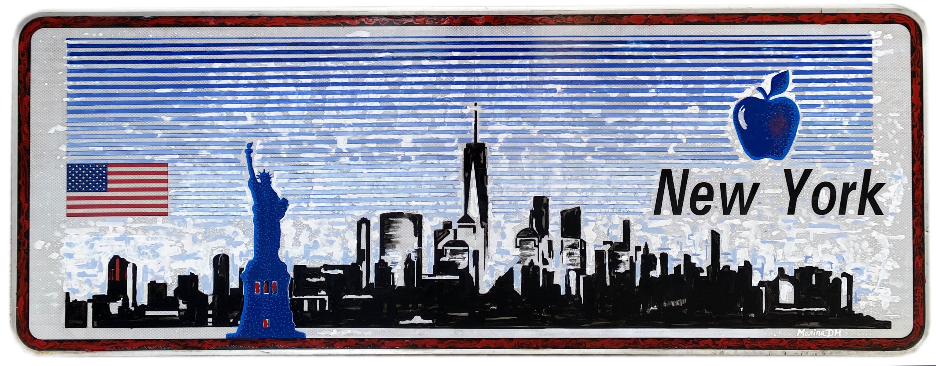 Big apple, de Marina DH The Art Cycle