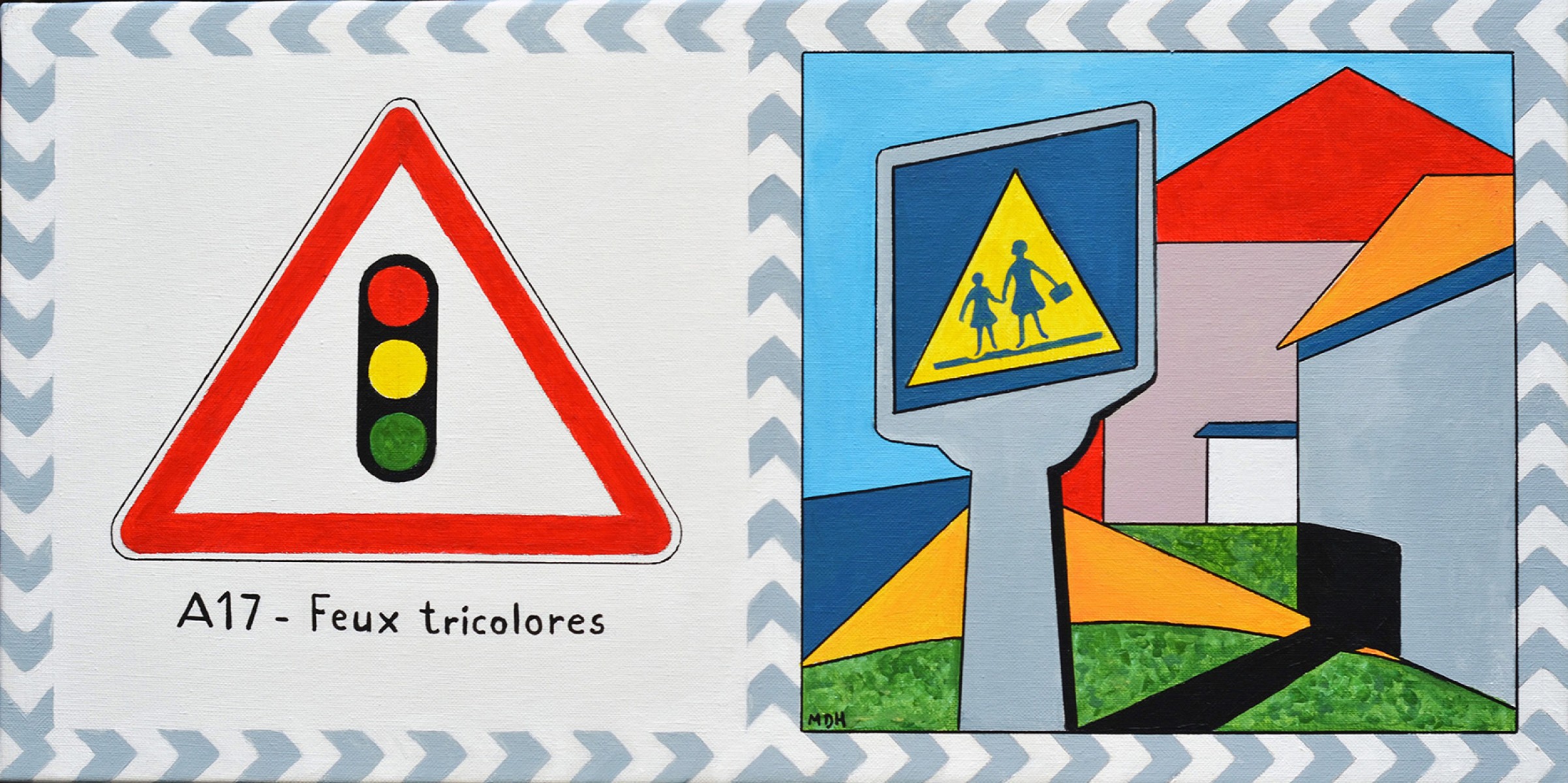 Domino - signalisation 1, de Marina DH The Art Cycle