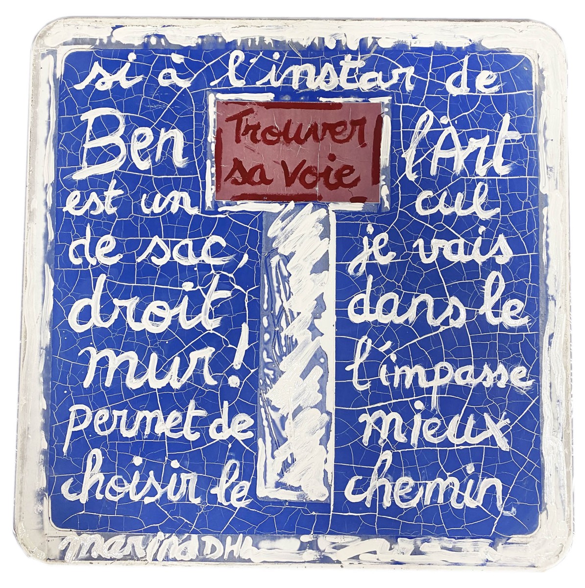 Hommage à Ben, de Marina DH The Art Cycle