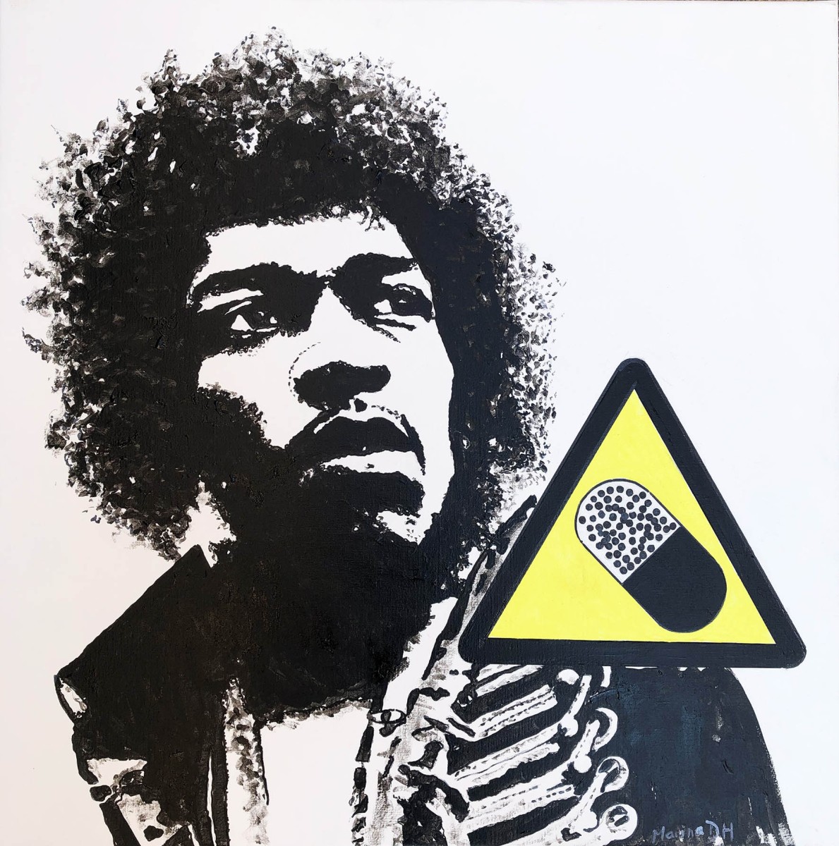 Hommage à Jimi, de Marina DH The Art Cycle