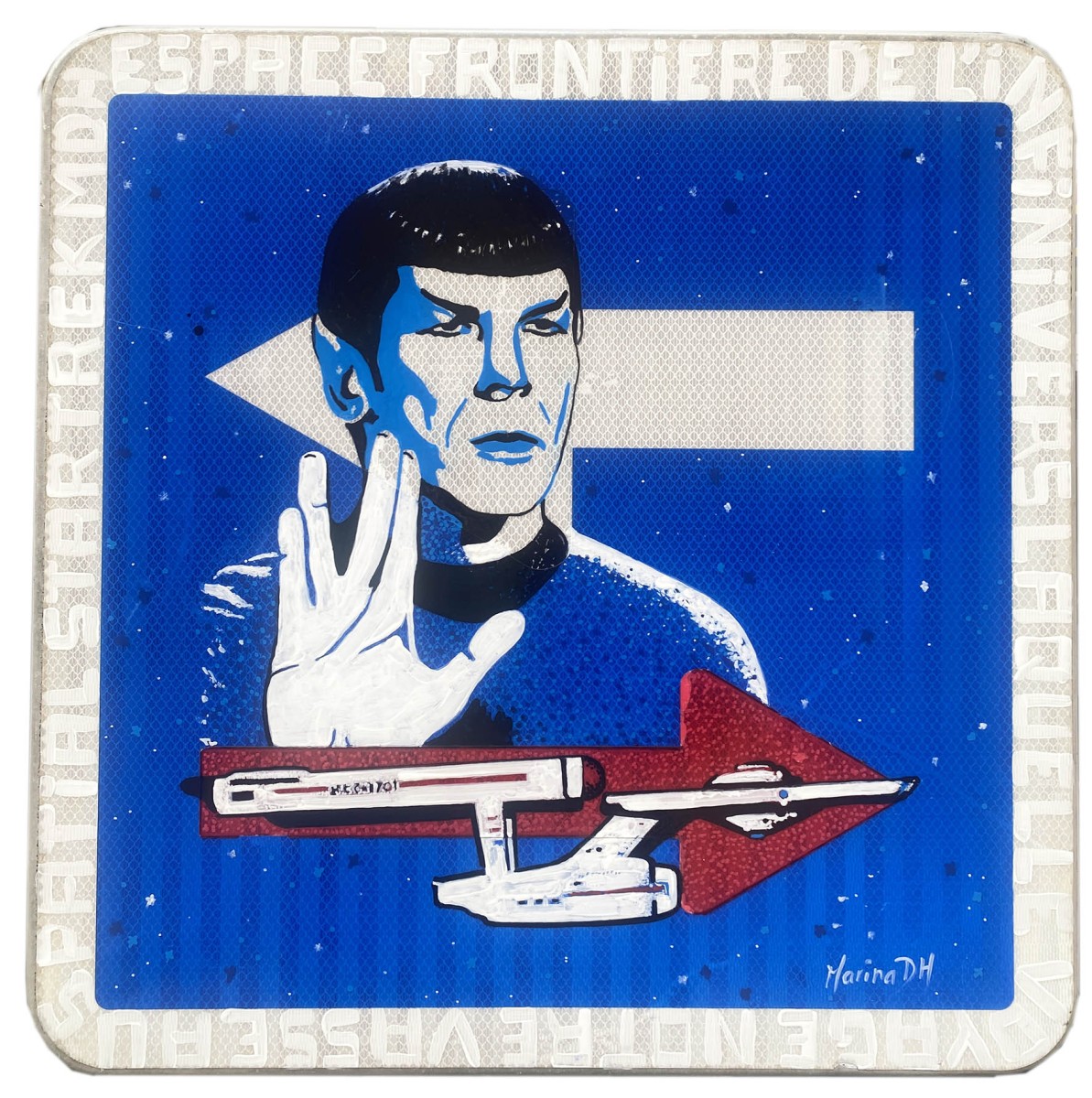 Hommage à Léonard Nimoy, de Marina DH The Art Cycle