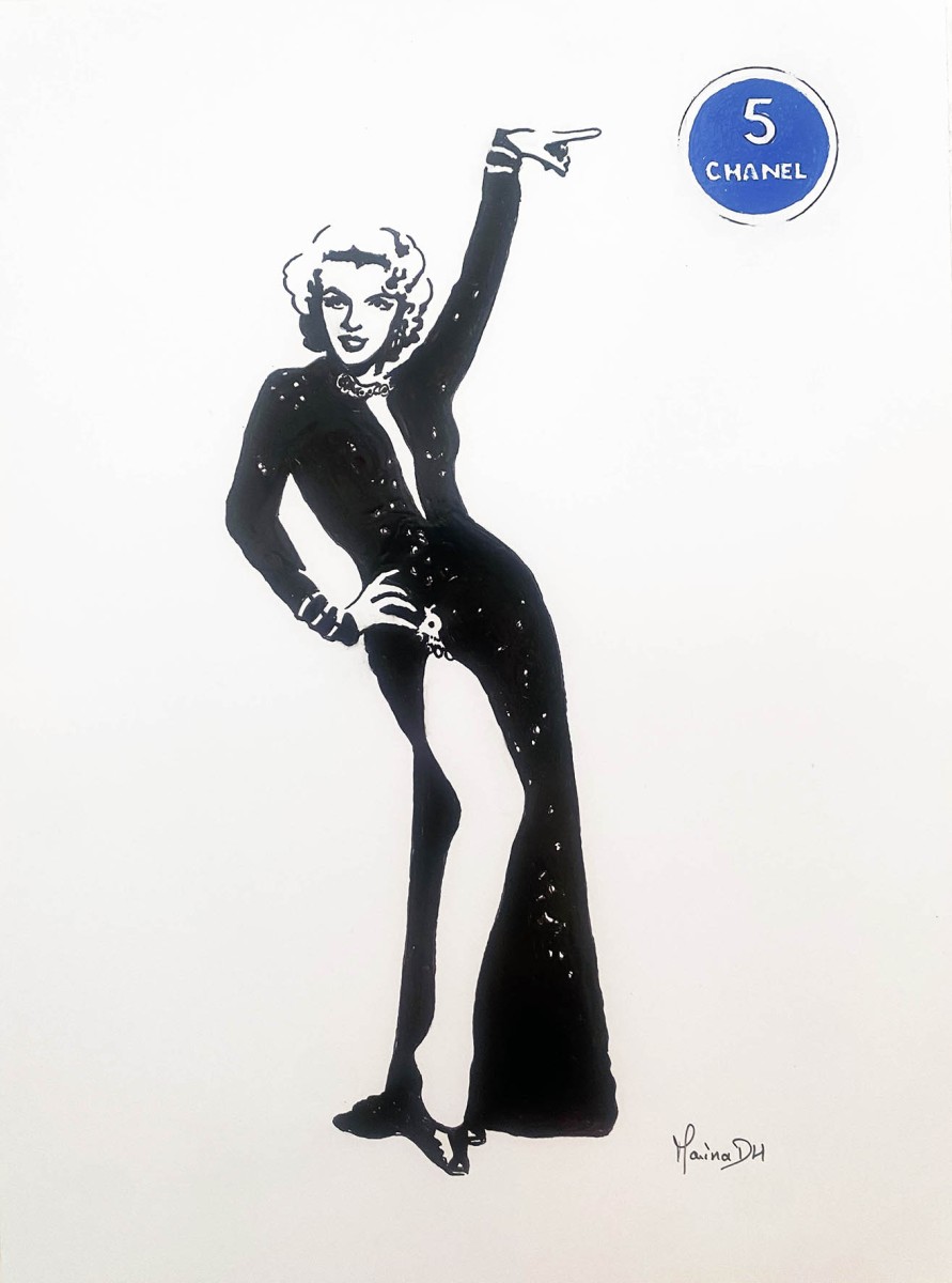 Hommage à Marilyn, de Marina DH The Art Cycle