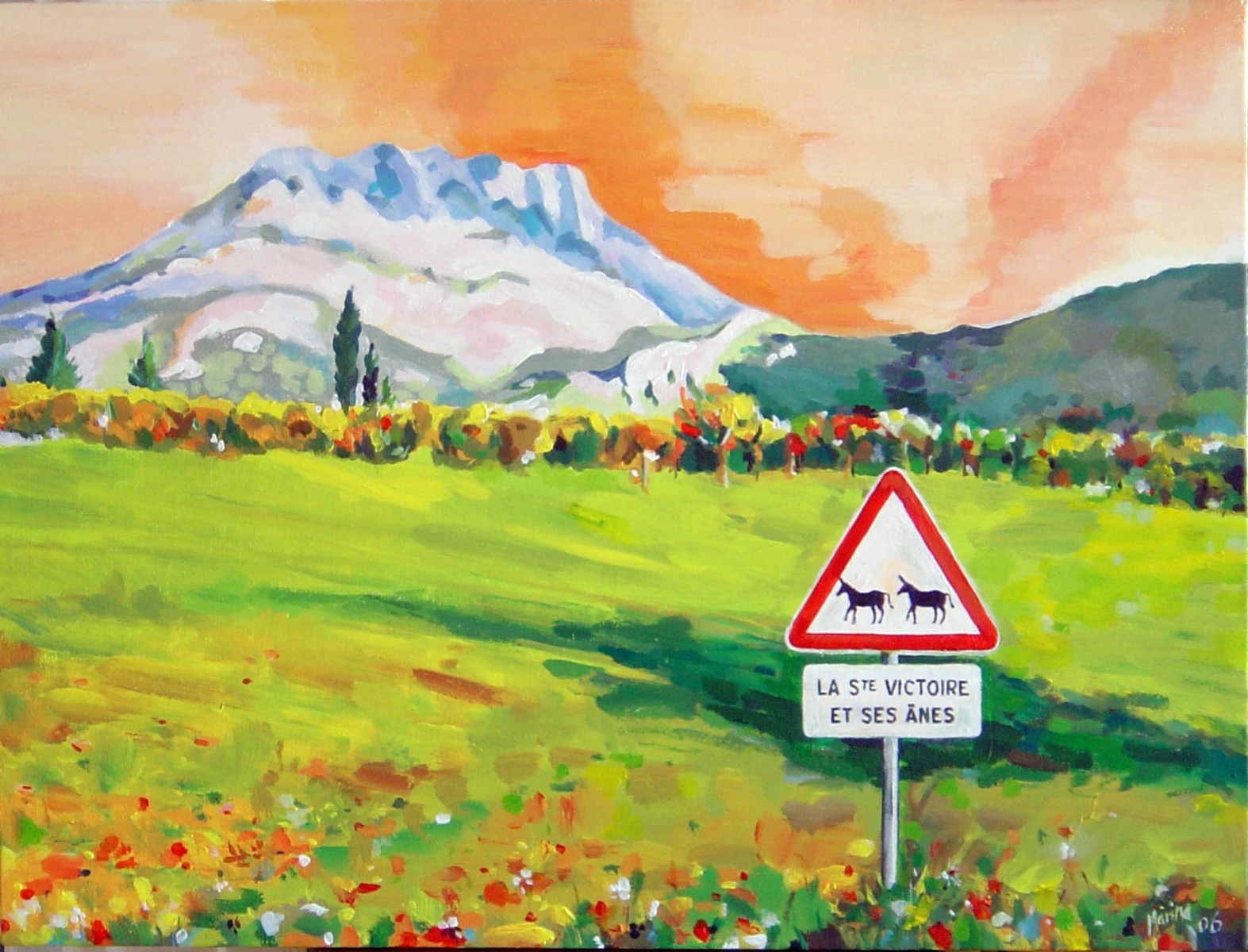 La Sainte Victoire et Cézanne, de Marina DH The Art Cycle