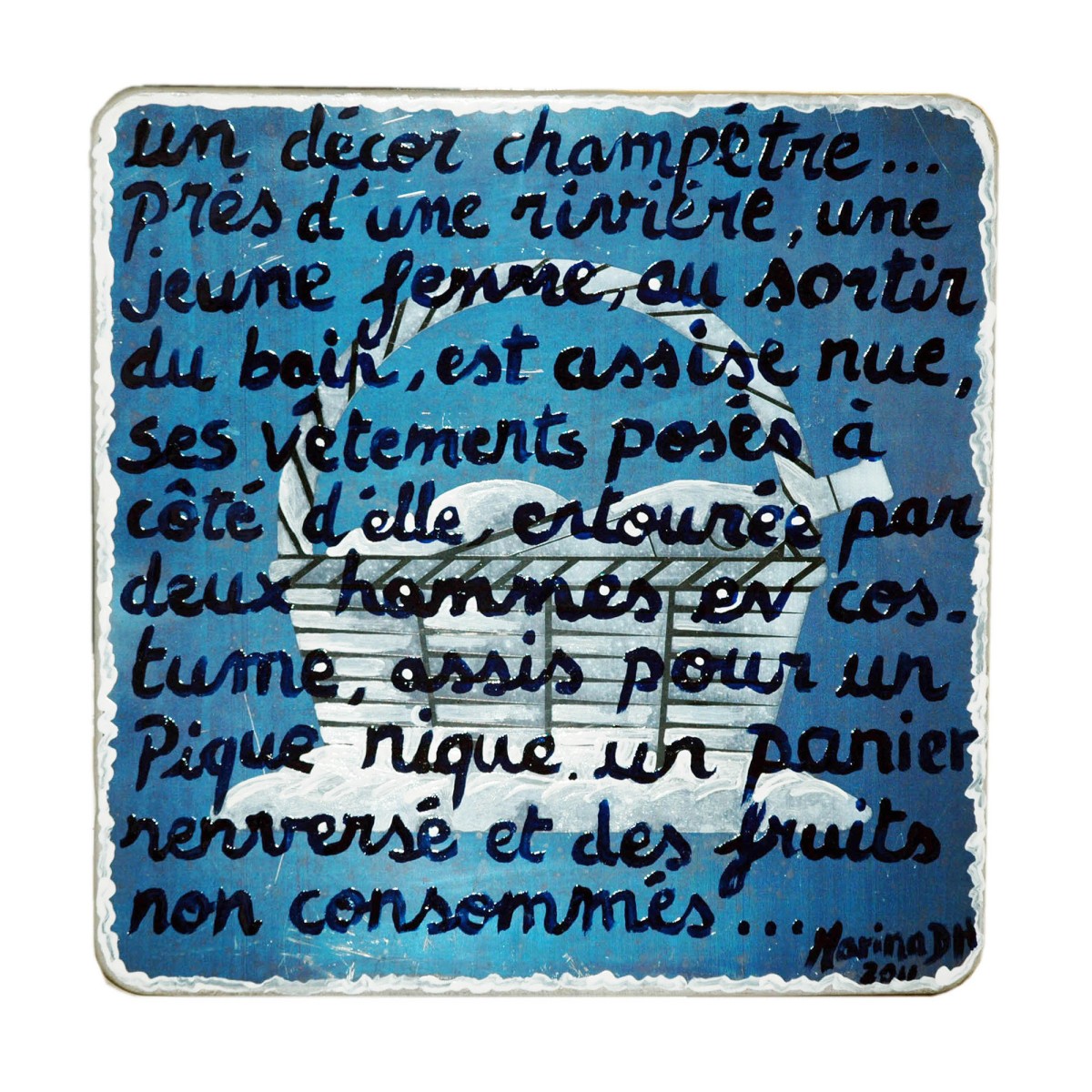 Le déjeuner sur herbe, de Marina DH The Art Cycle