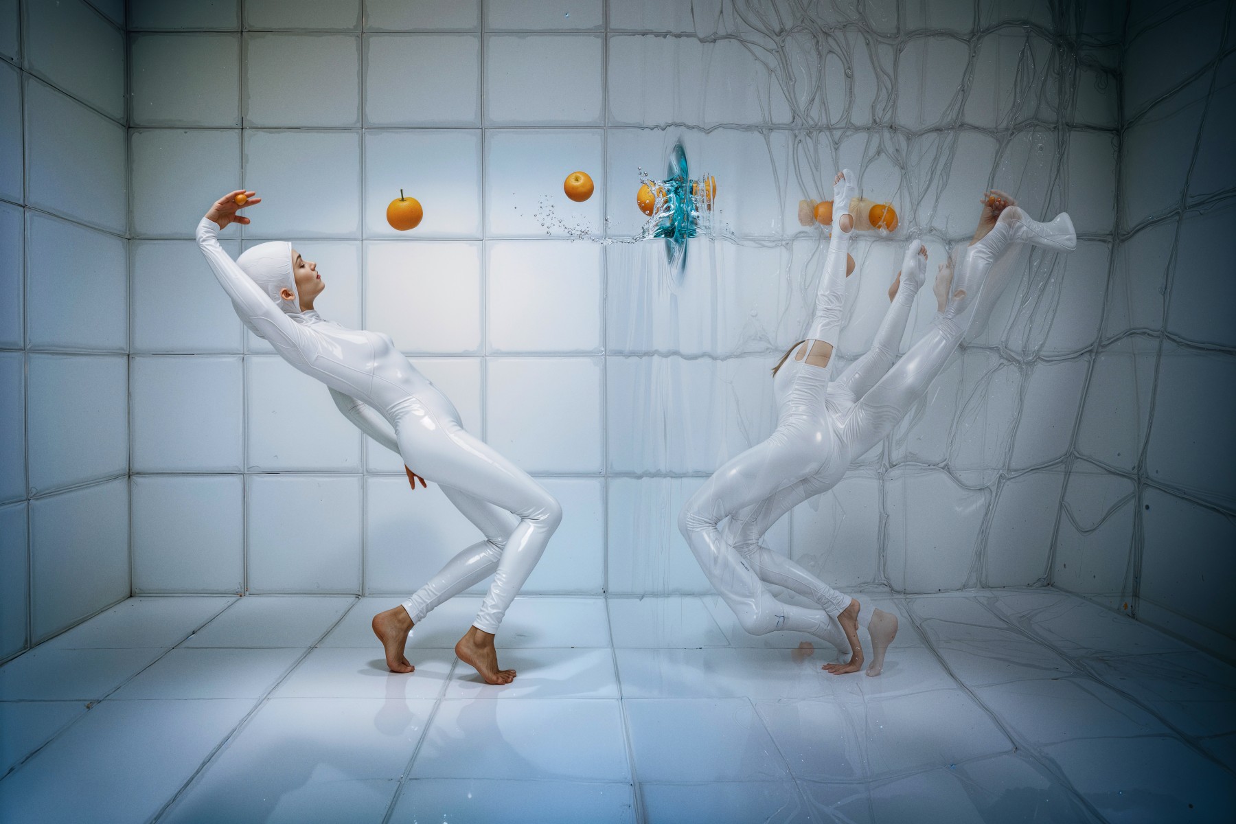 Fluid Oranges, de Matthieu Grospiron The Art Cycle