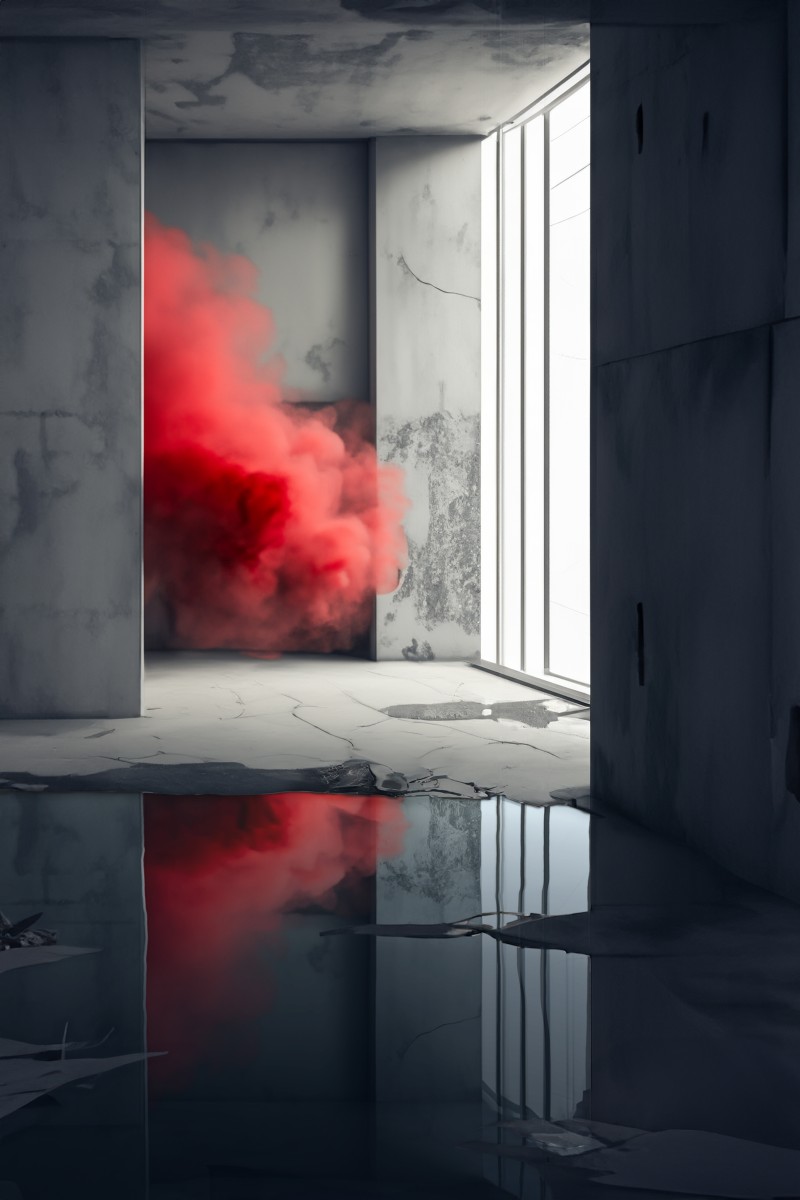 Intrus rouge, de Matthieu Grospiron The Art Cycle