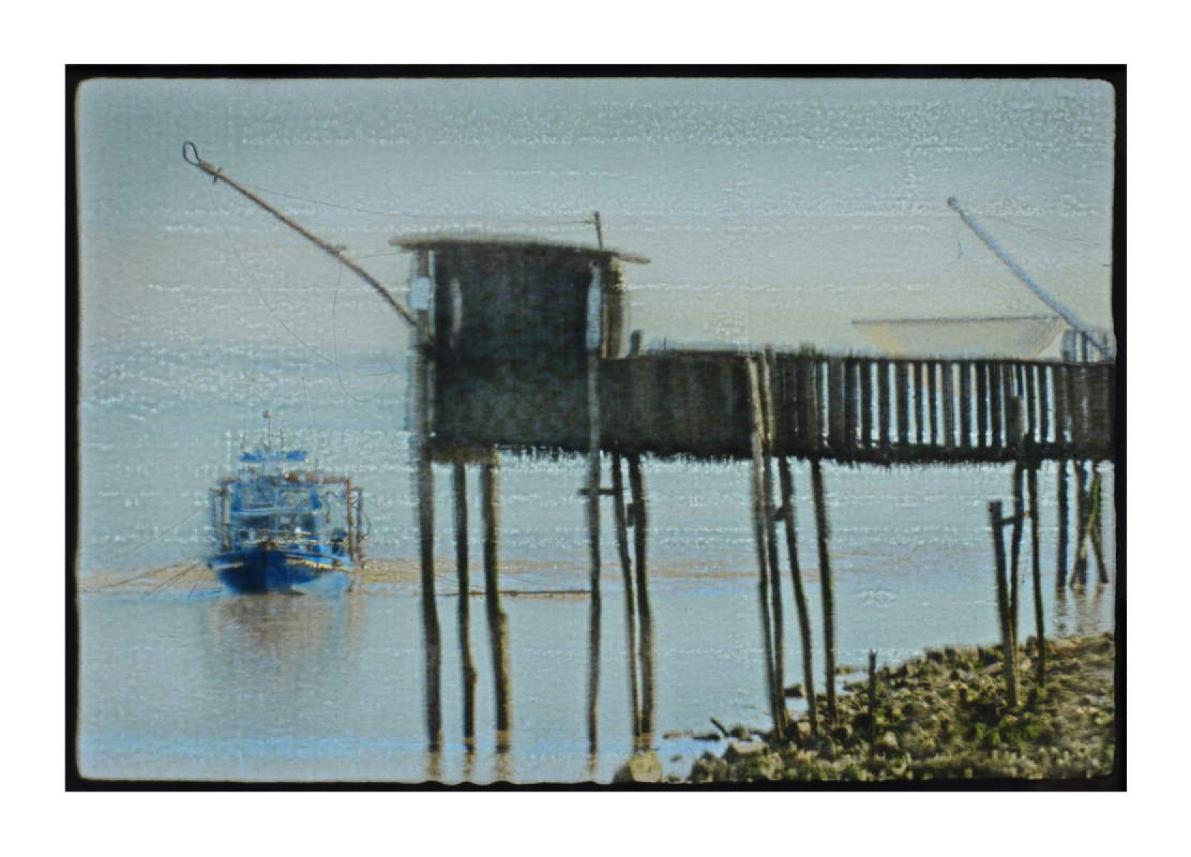 Carrrelet sur la Gironde, de Michel Jolyot The Art Cycle
