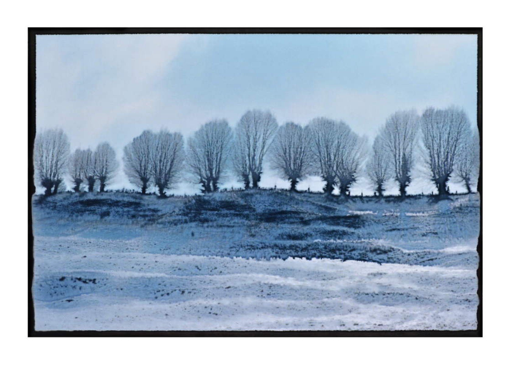 Hiver en Thierache, de Michel Jolyot The Art Cycle