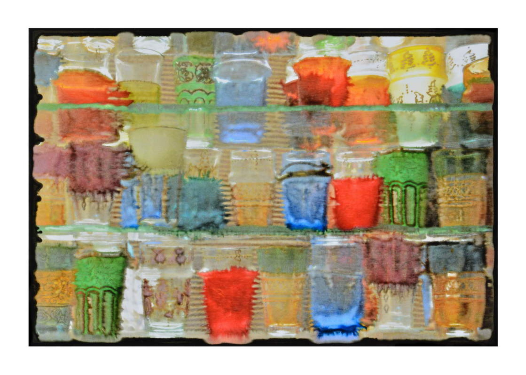 Verres à the de Marrakech, de Michel Jolyot The Art Cycle