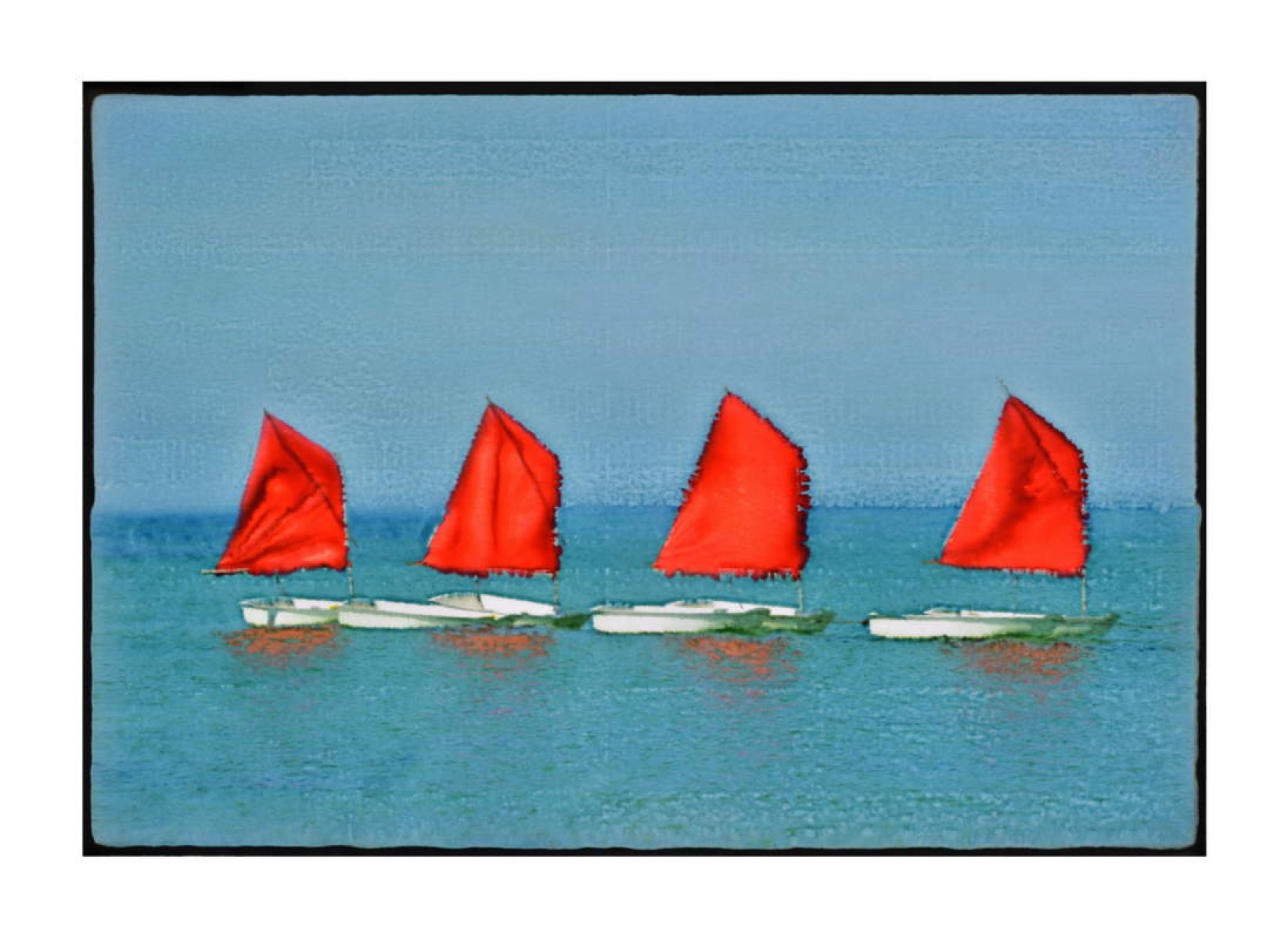 Voiliers Ile de Batz, de Michel Jolyot The Art Cycle